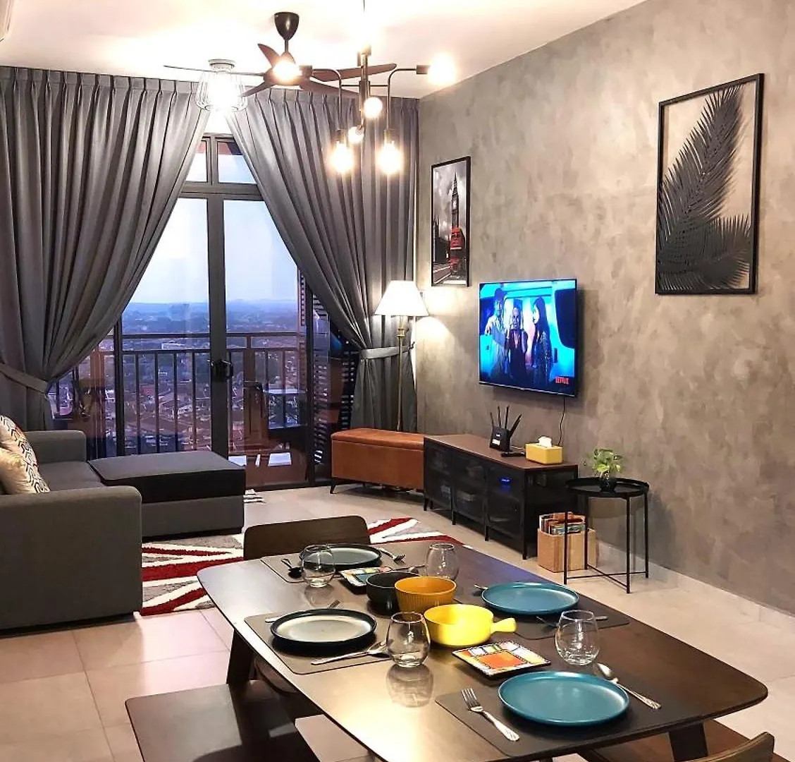 Appartement Rustic Retreat 3R2B Infinity Pool/Wifi/Jonker 8Min à Malacca